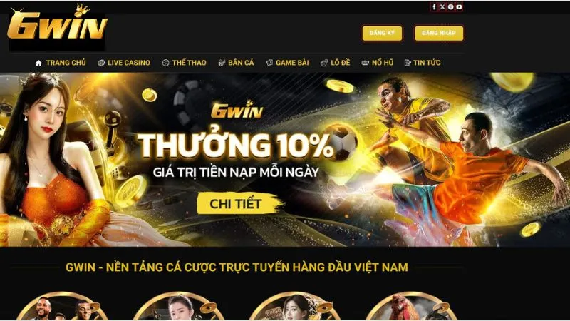 Cổng game Gwin tung ra ưu đãi mới mỗi ngày